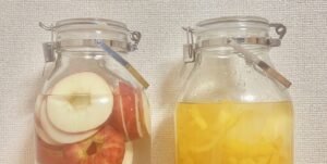 冬を越える準備：アップルシナモン酒を仕込んだ